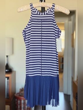 J. Crew x New Balance Navy & White Striped Tennis Dress NWT